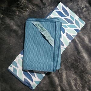 NORWEX - EnviroCloth and WindowCloth set ~ Teal and Leaves